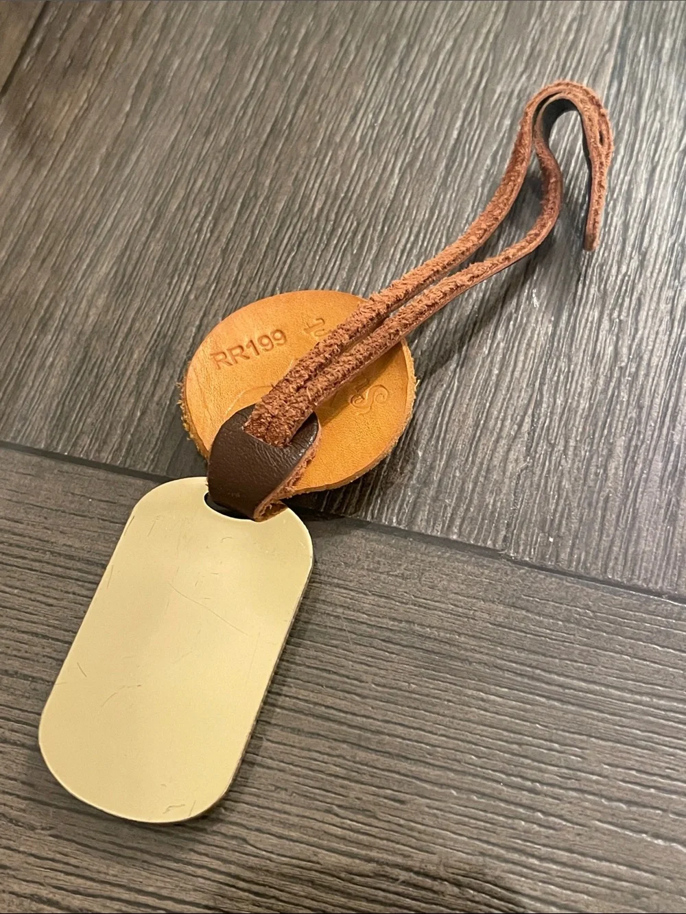 R. Riveter Signature Support Tag and Metal Dog Tag - Bag Hangtag